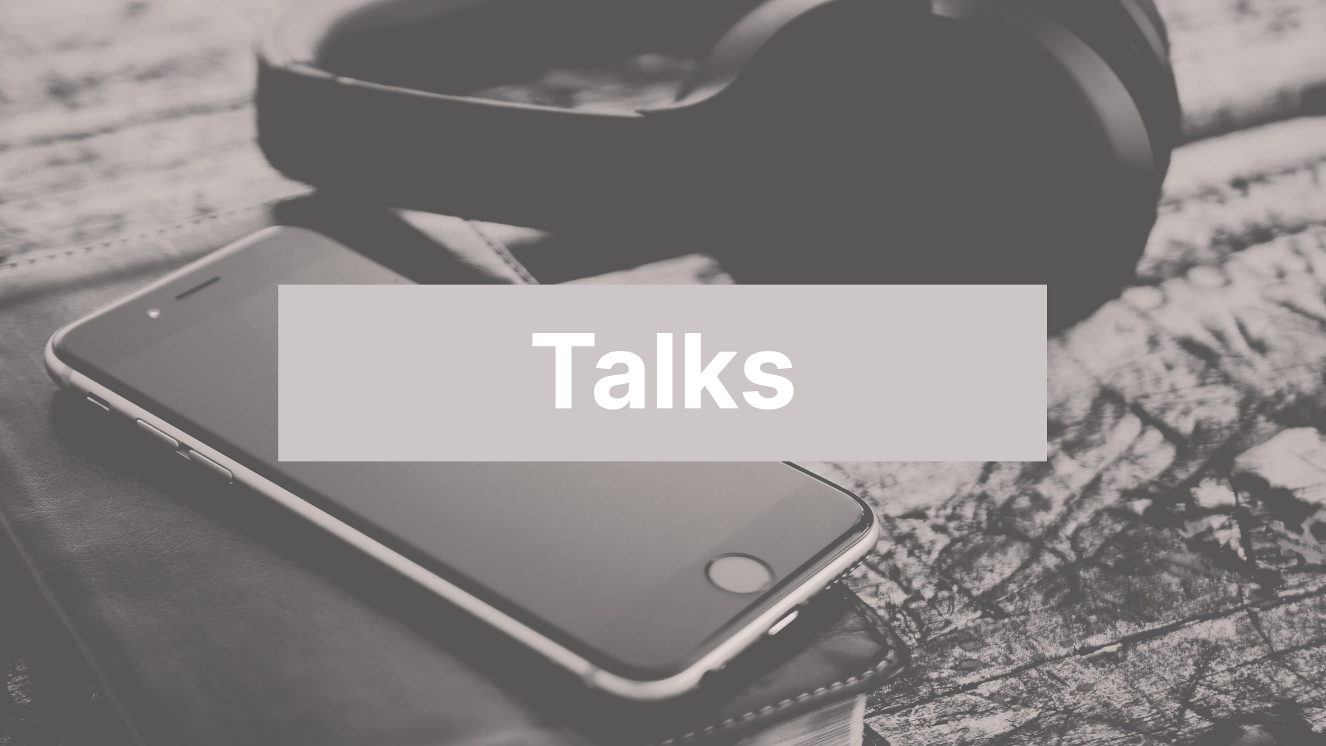 Current sermon series and latest talk